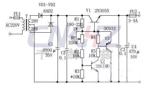 電壓可調(diào)穩(wěn)壓電路 電壓可調(diào)穩(wěn)壓電路