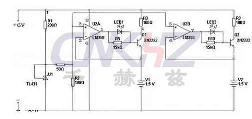 LM358堿性電池充電器電路 LM358堿性電池充電器電路